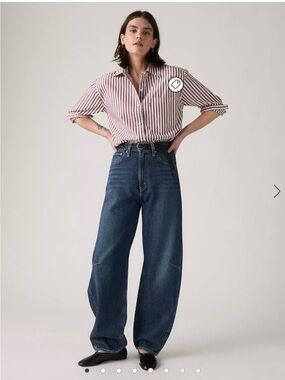 Levi's barrel cinch jeans full length 31”